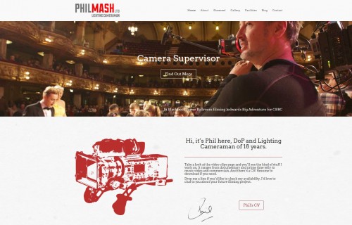 Phil Mash Ltd – Lighting Cameraman